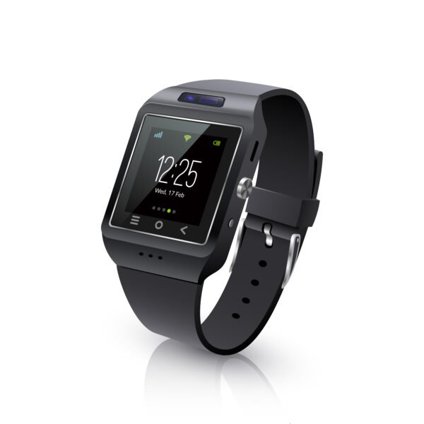 Black Smart Watch Realistic